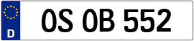 Truck License Plate